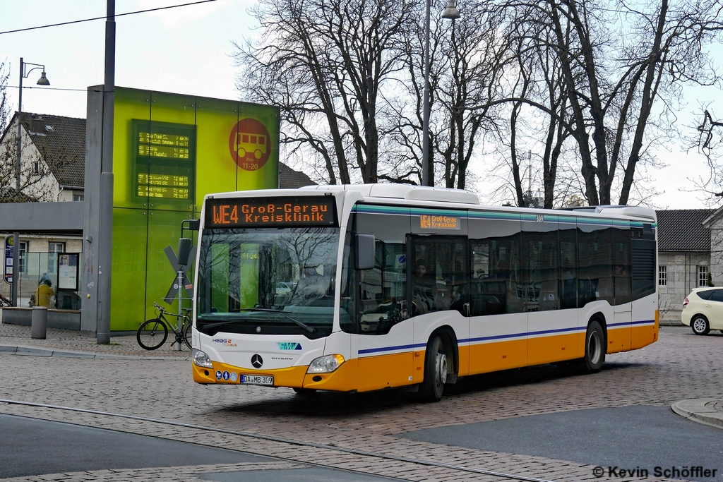 Wagen 309 | DA-MB 309 | Darmstadt Hauptbahnhof | 27.03.2019