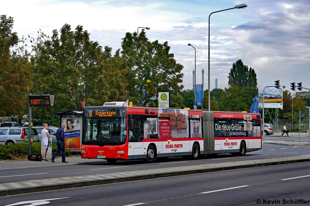 Wagen 754 | MZ-SW 754 | Wiesbaden-Biebrich Friedrich-Bergius-Straße | 04.09.2017