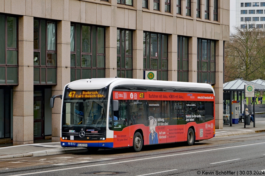 Wagen 156 | WI-VG 1156 | Hauptbahnhof (Bussteig D) | 30.03.2024
