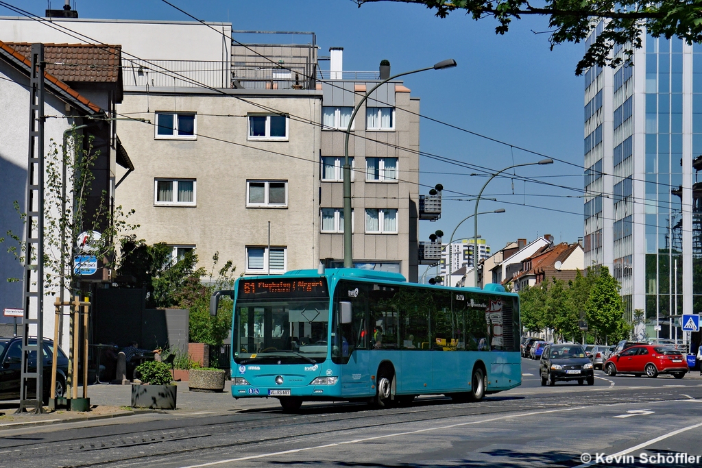 Wagen 287 | WI-RS 687 | Niederrad Rennbahn-/Schwarzwaldstraße | 07.05.2018