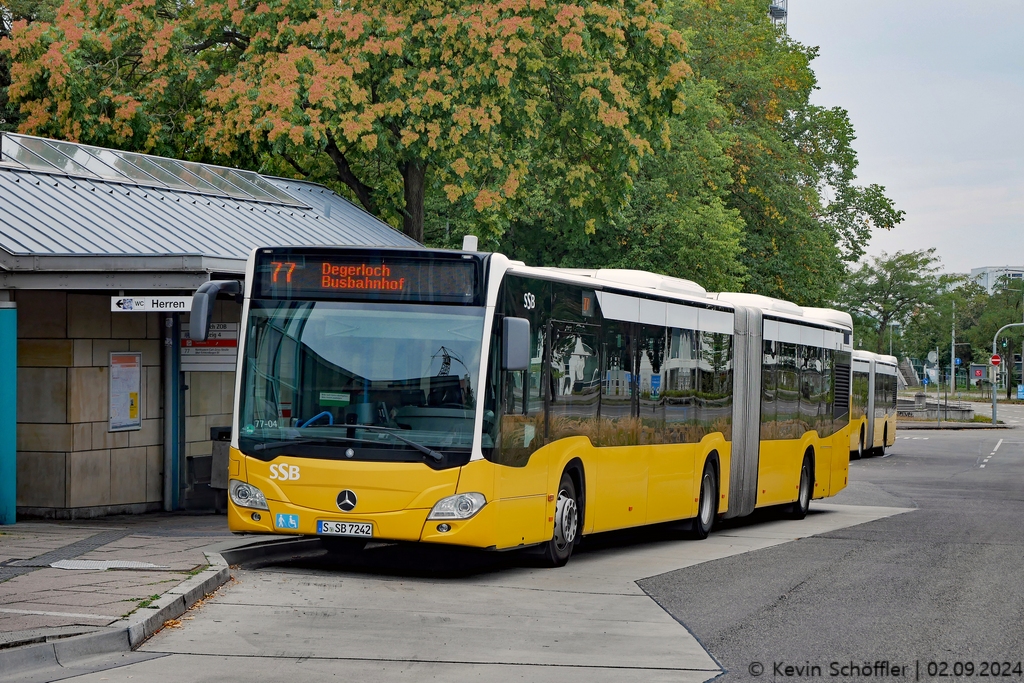 Wagen 7242 | S-SB 7242 | Degerloch ZOB | 02.09.2024