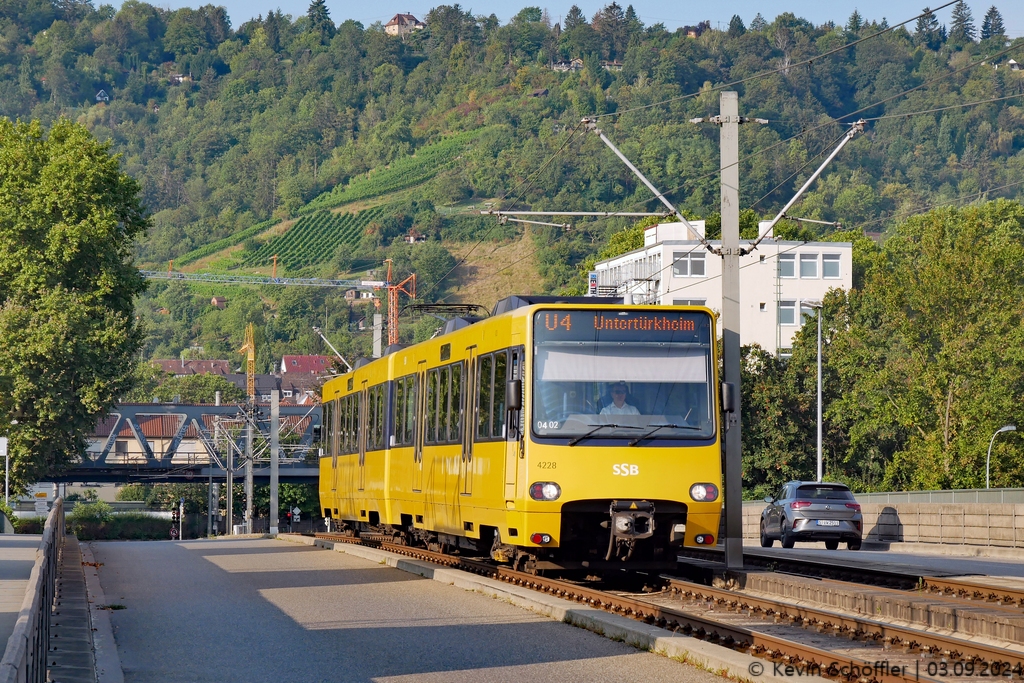 Wagen 4228 | Untertürkheim Inselstraße | 03.09.2024