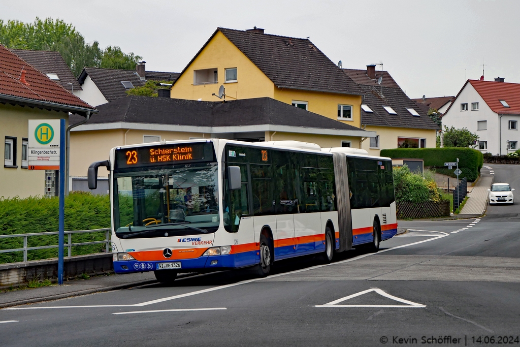 Wagen 326 | WI-VG 1326 | Breckenheim Klingenbachstraße | 14.06.2024