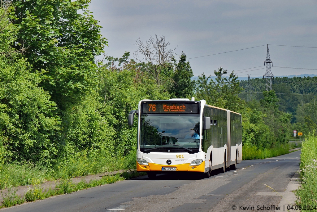 Wagen 901 | MZ-SW 901 | Mombach Am schwarzen Weg | 04.06.2024