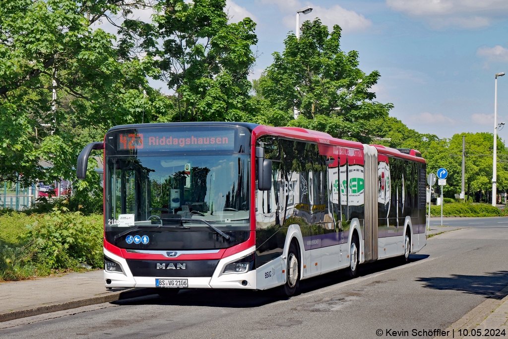 Wagen 2106 | BS-VG 2106 | Weststadt Donauknoten | 10.05.2024