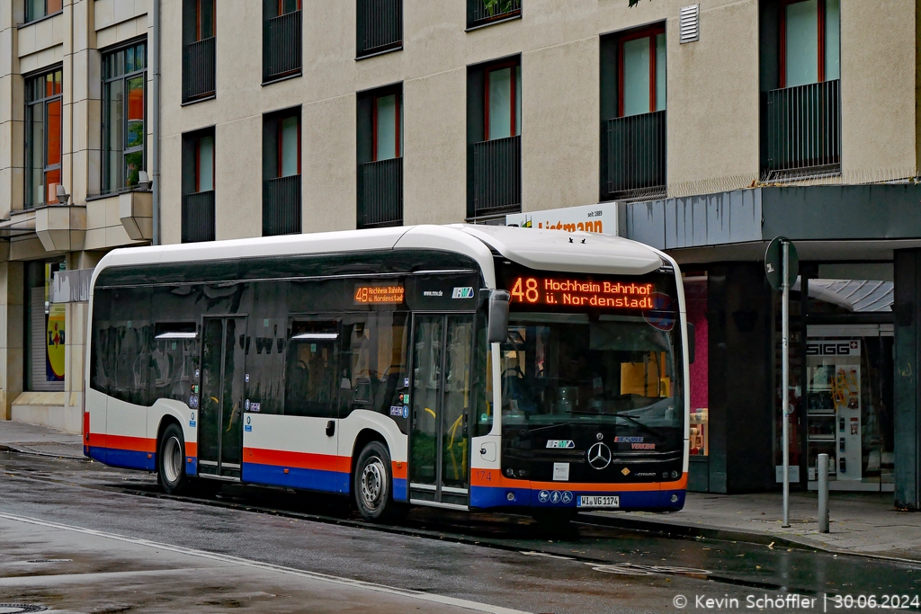 Wagen 174 | WI-VG 1174 | Luisenplatz | 30.06.2024