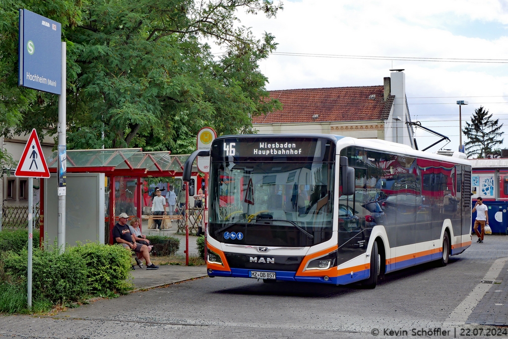 Wagen 857 | MZ-DB 857 | Hochheim Bahnhof | 22.07.2024