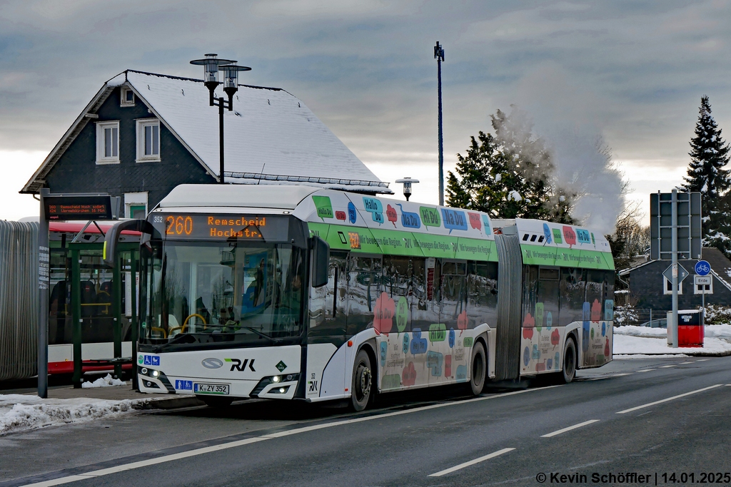 Wagen 352 | K-ZY 352 | Hilgen Raiffeisenplatz | 14.01.2025